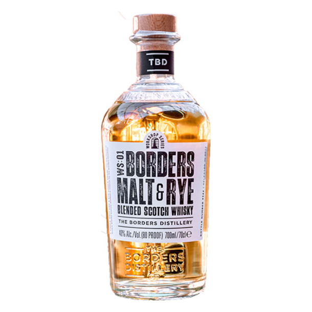 Borders Malt &amp; Rye Blend Scotch Whisky 40% alc. 70 cl.