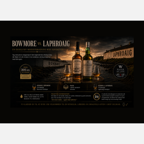 Bowmore vs. Laphroaig Whisky Tasting | 23. Oktober kl. 19:00 til 22:00 |