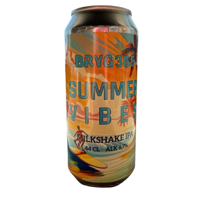 Bryg365 Summer Vibes Milkshake IPA 6,7% alc. 44 cl. inkl. pant