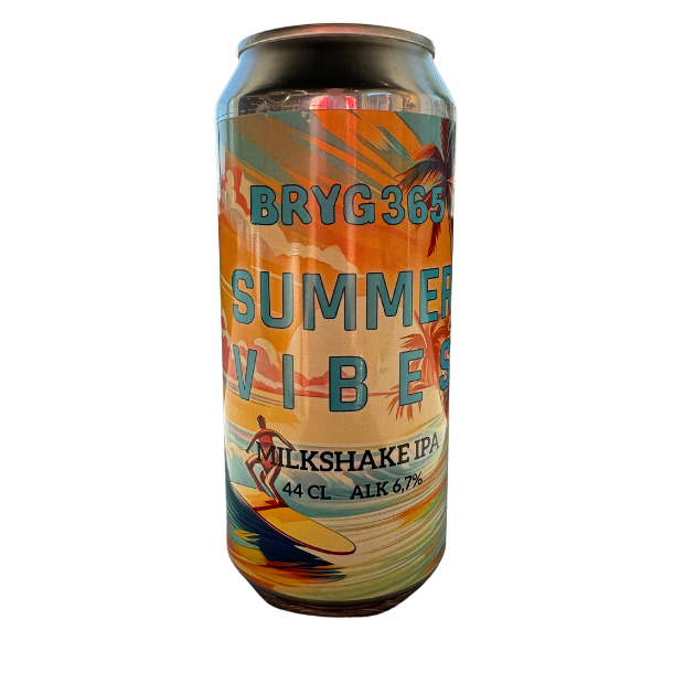 Bryg365 Summer Vibes Milkshake IPA 6,7% alc. 44 cl. inkl. pant