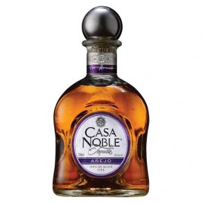 Casa Noble Anejo Tequila 100% Agave 40% alc. 70 cl. i trske med 2 glas