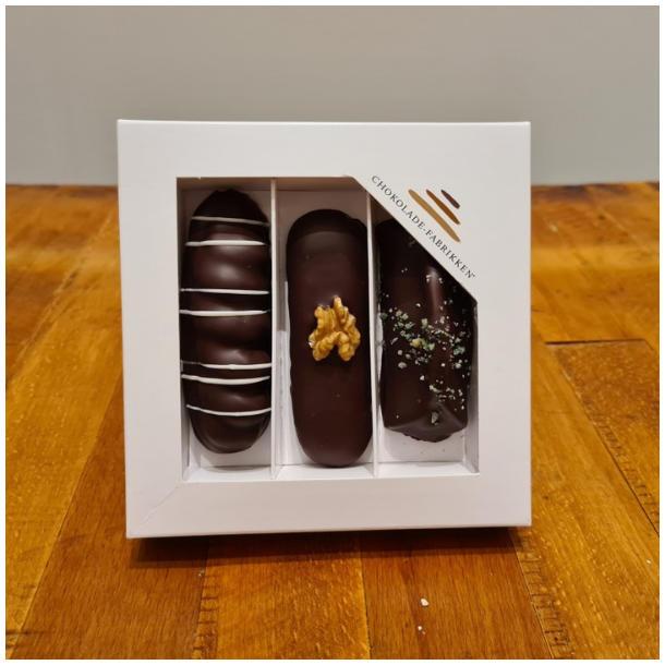 Gave�ske med 3 chokoladest�nger