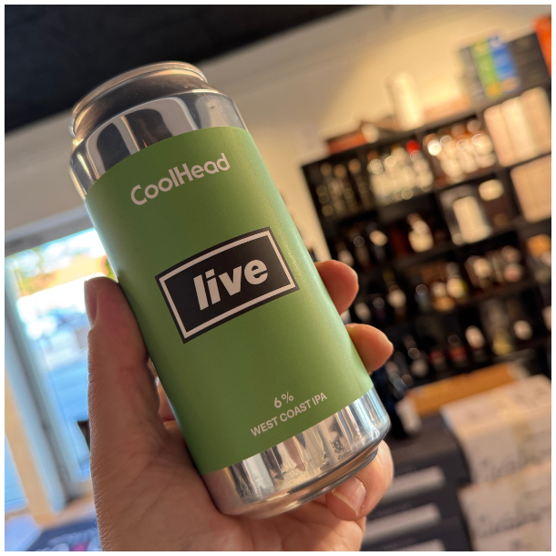 Coolhead Live West Coast IPA 6% alc. 440 ml.