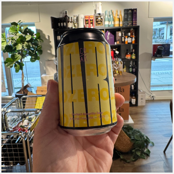 CRAK Brewery Perfect Amarillo Zero Alcohol Free IPA 0,5% alc. 33 cl