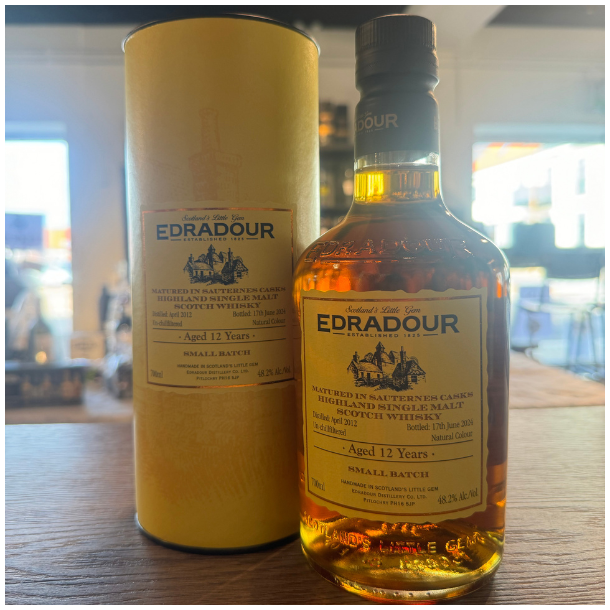 Edradour 12 Years Small Batch Matured in Sauternes Casks 48,2% alc. 70 cl.