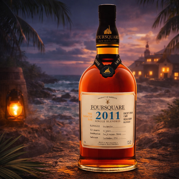 Foursquare 2011 - 12 years in ex-bourbon cask - Exceptional Cask Selection Mark XXIV - 60% alc. 70 cl.
