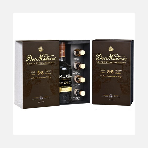 Dos Maderas 5+5 Tripled Aged Rum + Tasting kit - Gave�ske