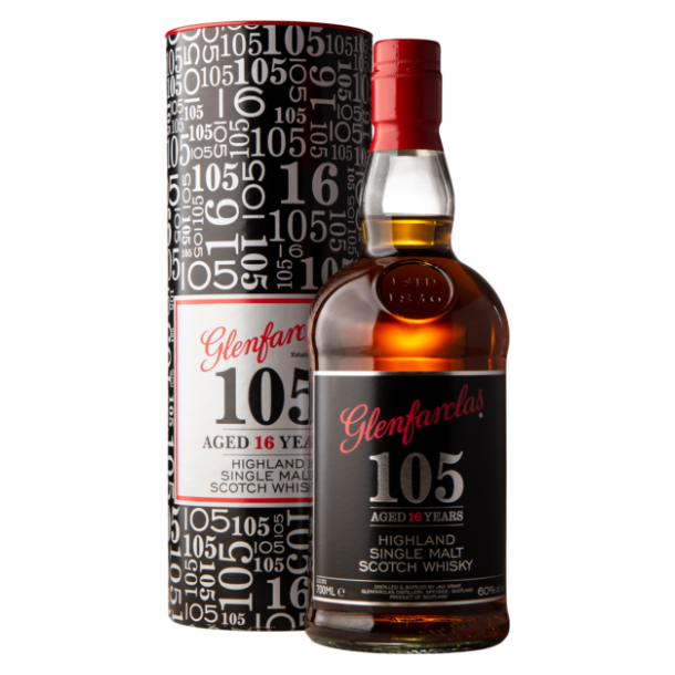 Glenfarclas 105 Cast Strength Aged 16 Years 60% alc. - 70 cl. J&G Grant