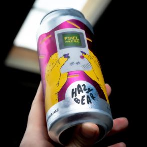 Hazy Bear Pixel Pale Ale DDH American Pale Ale 5,2% alc. 440 ml inkl. pant