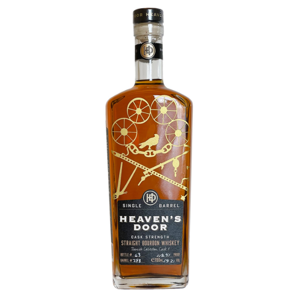 Heavens Door Cask Strength Straight Bourbon Whiskey 59,1%alc. 70 cl.