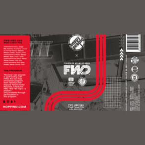 Hoppy People FWD HBC 1183 West Coast Pils - 44 cl. inkl. pant
