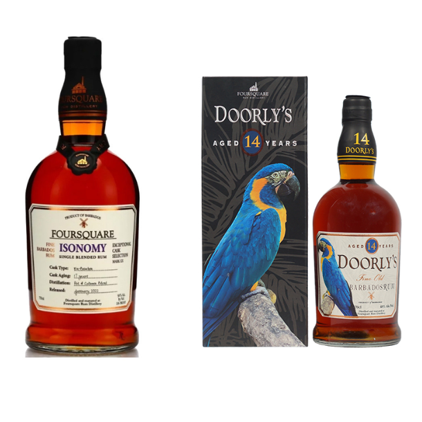 Foursquare Insonomy Exceptional Cask Series 17 Years 58% alc. 70cl + Doorly's 14 Years Barbados Rum