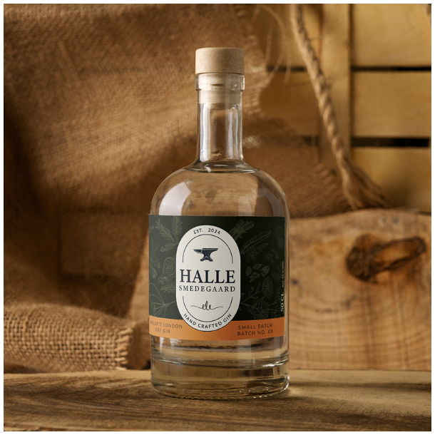 Jarlen's London Dry Gin Halle Smedegaard Distillery 43% alc. 50 cl.