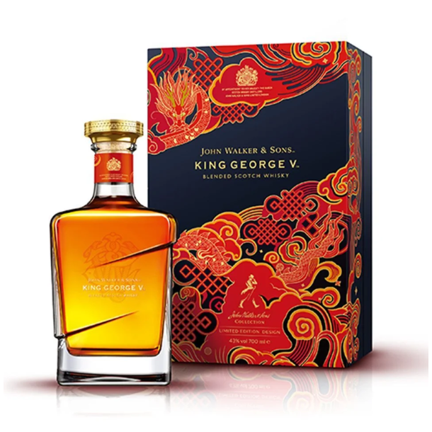 John Walker &amp; Sons King George V Limited Edition Design Blended Scotch Whisky 43% alc. 70 cl.