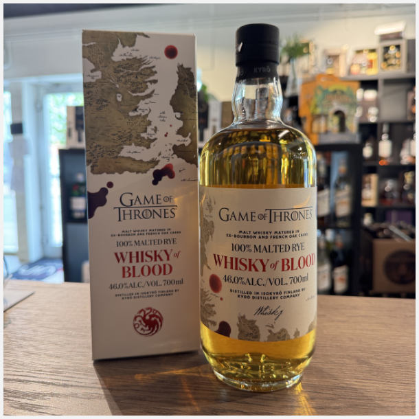 Kyr� Whisky of Blood Game of Thrones 100% Rye Whisky 46,0% alc. 50 cl.