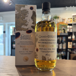 Kyr� Whisky of Fire Game of Thrones 100% Smoked Rye Whisky 46,6% alc. 50 cl.