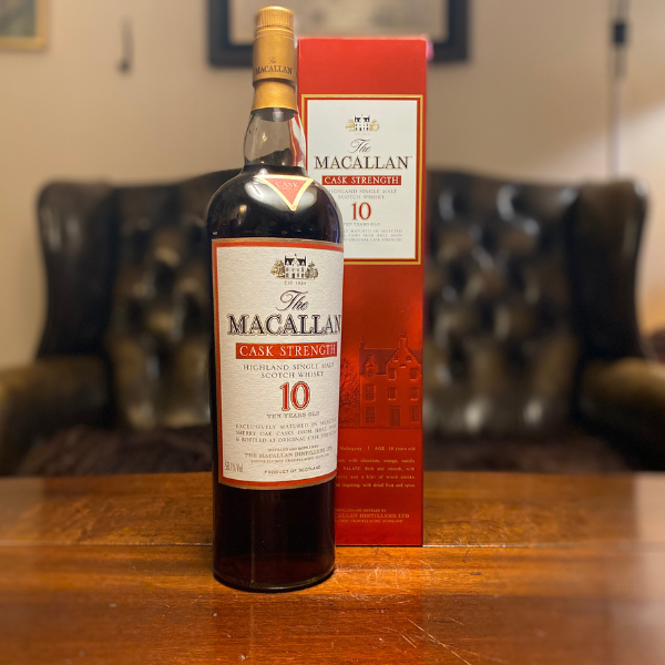 Macallan 10-year-old Cask Strength 58,1% alc. 100 cl. - Whisky