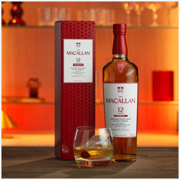 Macallan 12 110 Proof Sherry Oak Collection 2026 55% alc. 70 cl. | KOMMER SNART
