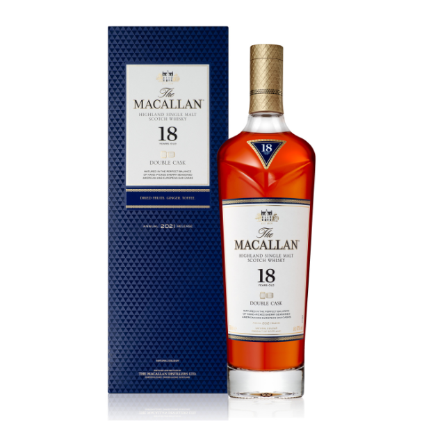 Macallan 18 Years Old Double Cask 43% alc. 70 cl.