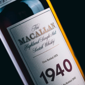 Macallan Fine & Rare 1940 | Historisk Vintage Macallan | Speyside Single Malt Whisky