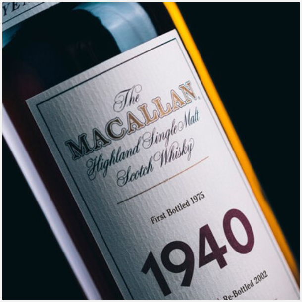 Macallan Fine &amp; Rare 1940 | Historisk Vintage Macallan | Speyside Single Malt Whisky