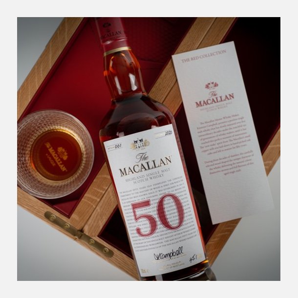 Macallan Red Collection 50 Years Old | Eksklusiv 50 �rs Speyside Whisky