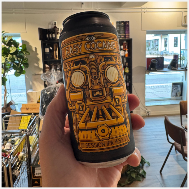 Mad Scientist Easy Cocaine IPA 4,5% alc. 44 cl. inkl. pant