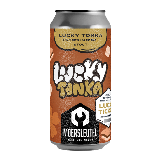 Moersleutel Lucky Tonka S'Mores Imperial Stout 11% alc. 44 cl. inkl. pant