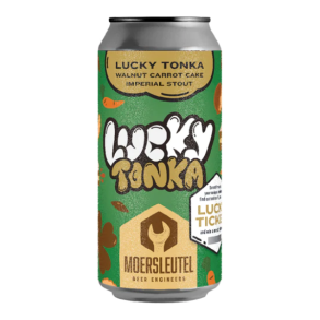 Moersleutel Lucky Tonka Walnut Carrot Tonka  Imperial Stout 12% alc. 44 cl. inkl. pant