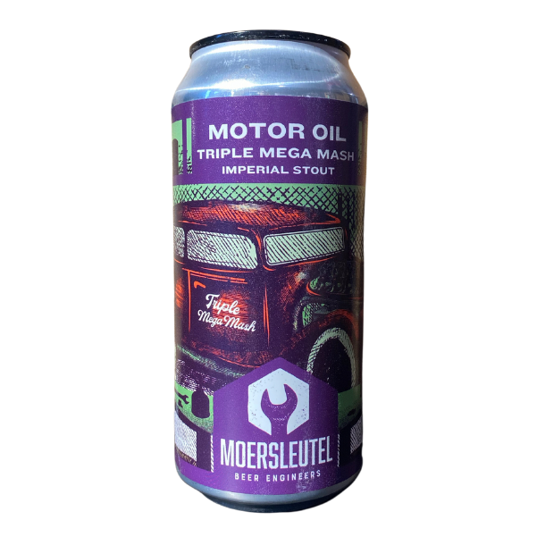 Moersleutel Motor Oil Triple Mega Mash 12% alc. 44 cl. inkl. pant