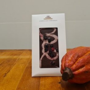 Chokoladeplade med mrk chokolade og solbr