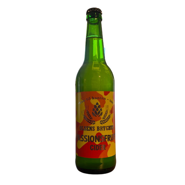 Olsens Bryghus Passionsfrugt Cider 10% alc. 50 cl. inkl. pant