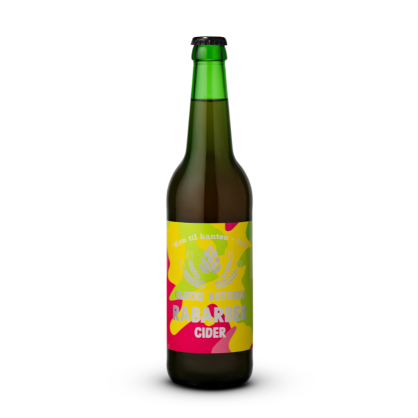Olsens Bryghus Rabarber Cider 3% alc. 50 cl. inkl. pant