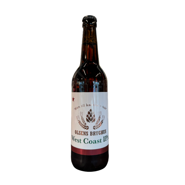 Olsens Bryghus West Coast IPA 5,8% alc. 50 cl. inkl. pant