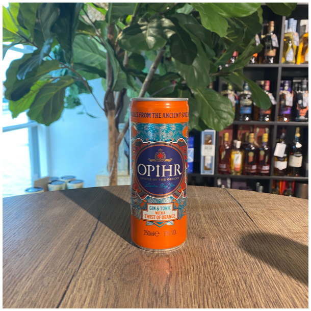Opihr Spices of the Orient Gin &amp; Tonic with a twist of Orange 10% alc. 250 ml. Frdigblandet GT
