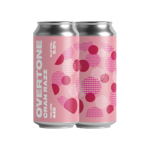 Overtone Cran Razz Cranberry & Raspberry Gose 5,5% alc. 44 cl.