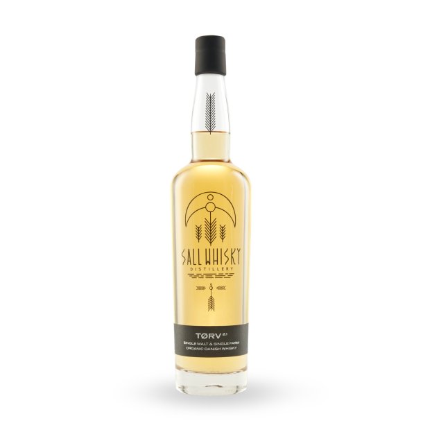 Sall Whisky Distillery TRV 2.1 Single Malt &amp; Single Farm Organic Danish Whisky - 55,5% alc. 70 cl 