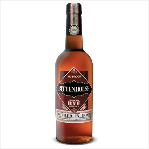 Rittenhouse Straight Rye Whiskey Bottled In Bond 50% 70 cl.