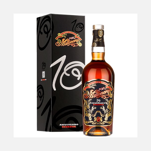 Ron Millonario 10 Aniversario Reserva 40% alc. 70 cl.