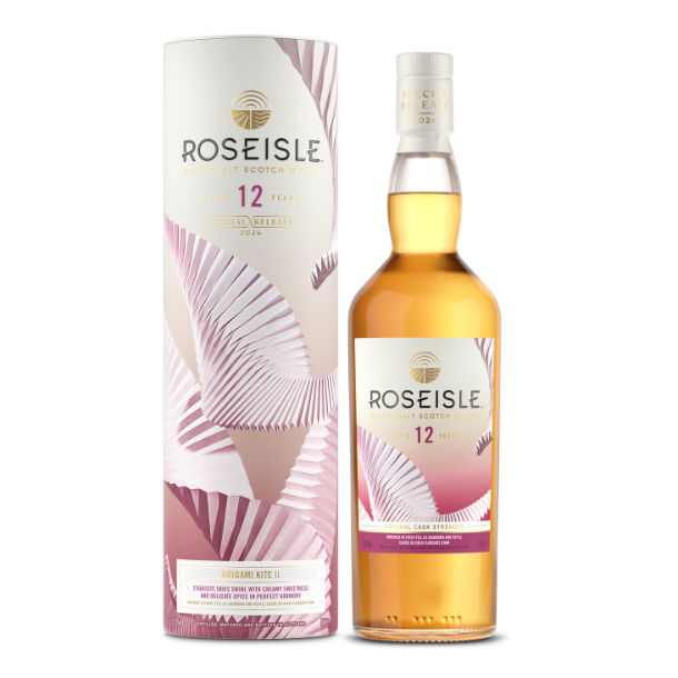 Roseisle 12 Origami Kite II Ex-Bourbon and Refill Casks Special Release 2024 55,6% alc. 70 cl. 