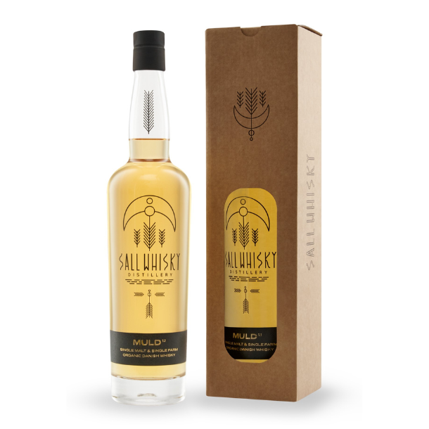 Sall Whisky Distillery MULD 1.1 Single Malt &amp; Single Farm Organic Danish Whisky - 52,5% alc. 70 cl 