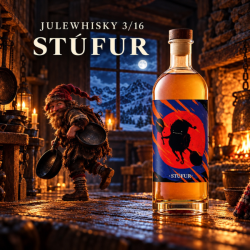 Sall Whisky Julewhisky 3/16 ST�FUR Danish Single Malt Whisky 50% alc. 50cl | KOMMER SNART