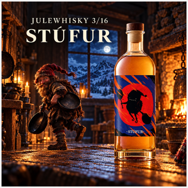 Sall Whisky Julewhisky 3/16 ST�FUR Danish Single Malt Whisky 50% alc. 50cl | KOMMER SNART