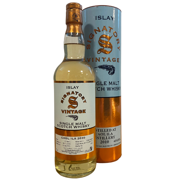 Signatory Vintage Caol Ila 2010 10 Years Old 43% alc. 70 cl.