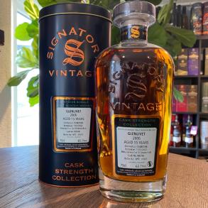 Signatory Cask Strength Collection Glenlivet 2006 1. fill Oloroso Sherry Butt 63,7% alc. 70 cl.
