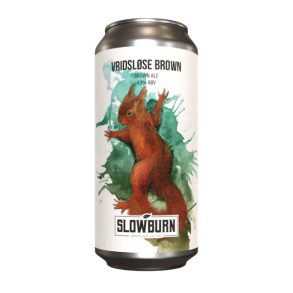 Slowburn Brewing Coop Vridslse Brown Ale 4,9% alc. 44 cl. inkl. pant