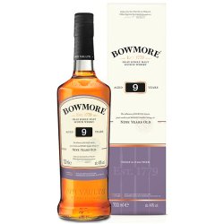 Bowmore 9�r Single Malt Whisky - 40% alc. 70cl