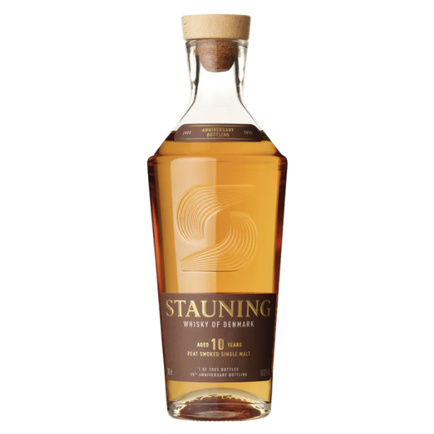 Stauning 20th Annivesary 10 Year Old Peat Smoked Single Malt Whisky 50,02% alc. 70 cl. 