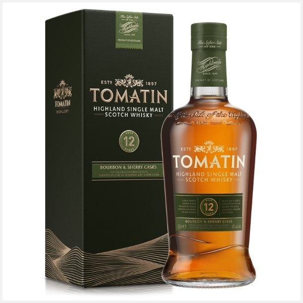 Tomatin 12 Years 43% alc. 70 cl. Highland Single Malt Scotch Whisky