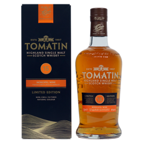 Tomatin 15 Years Moscatel Cask Finish 46% alc. 70 cl. Highland Single Malt Scotch Whisky